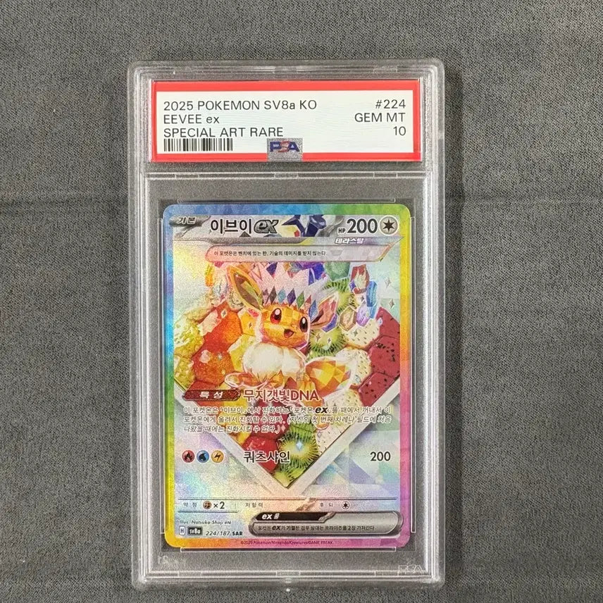 [BUNJANG] Pokemon Eevee EX Special Art SAR PSA 10 / (급처) 포켓몬카드 이브이 EX 스페셜 아트sar  PSA 10