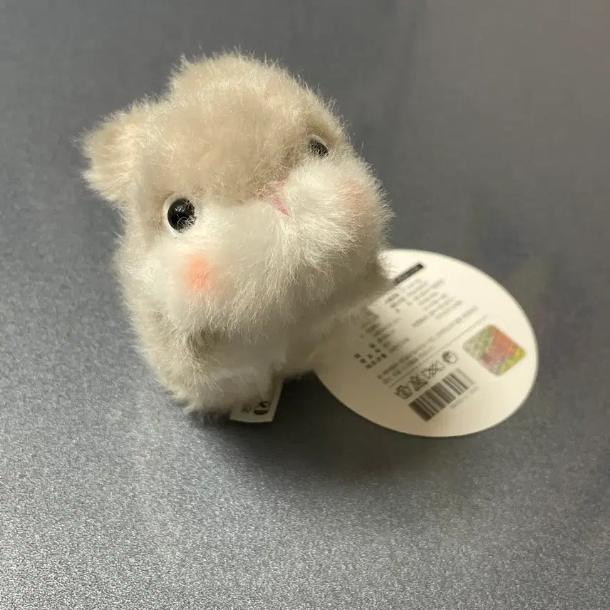 [BUNJANG] Gray Baby Rabbit Plush Keychain / 회색 아기 토끼 인형 키링