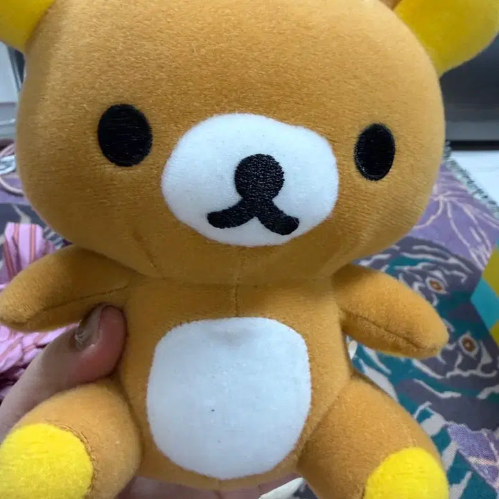[BUNJANG] Rilakkuma Plush Toy with Velcro / 리락쿠마 인형 찍찍이