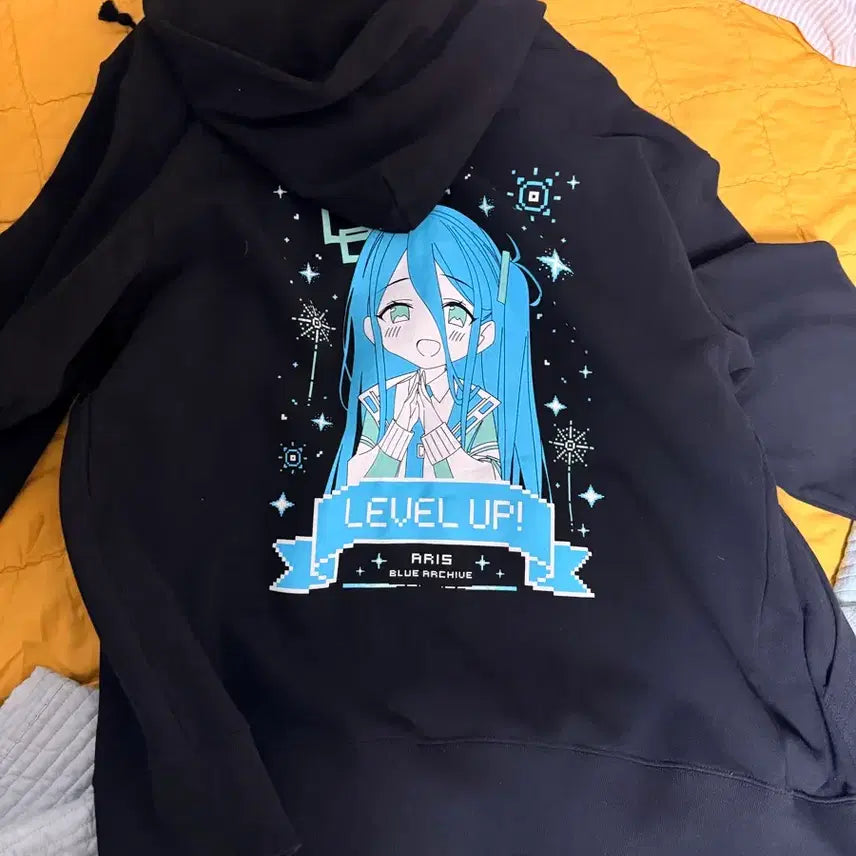 [BUNJANG] Blue Archive Aris Hoodie L Size / 블루아카이브 공식 아리스 후드집업 L사이즈