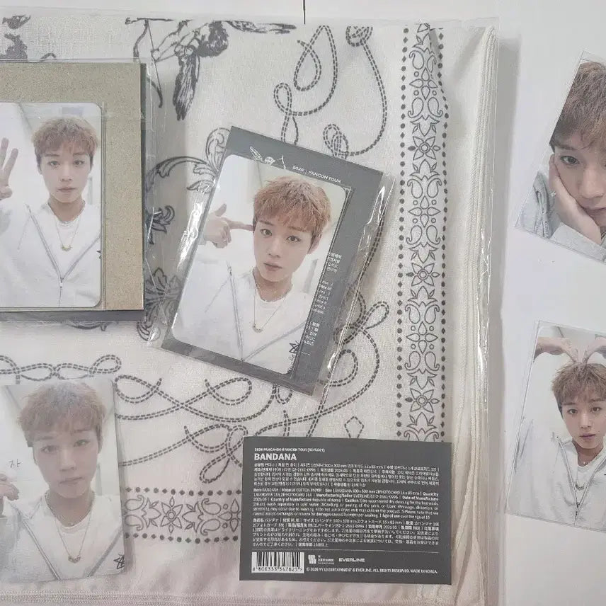 [BUNJANG] Park Jihoon 2026 Fancon MD Photocard Bundle / 박지훈 팬콘MD(포카포함) 사귀자,반다나 +특전