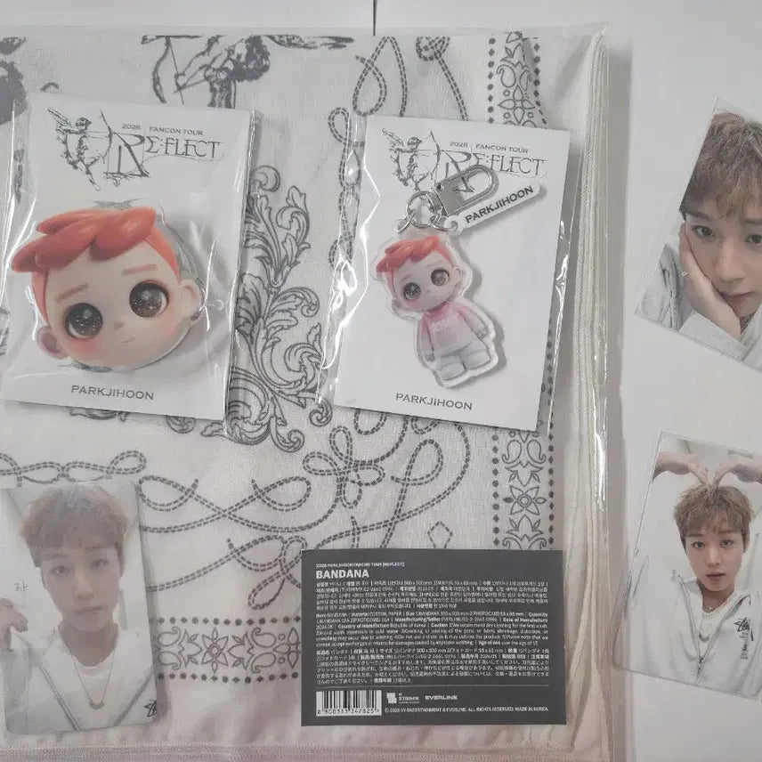 [BUNJANG] Park Jihoon 2026 Fancon MD Photocard Bundle / 박지훈 팬콘MD(포카포함) 사귀자,반다나 +특전