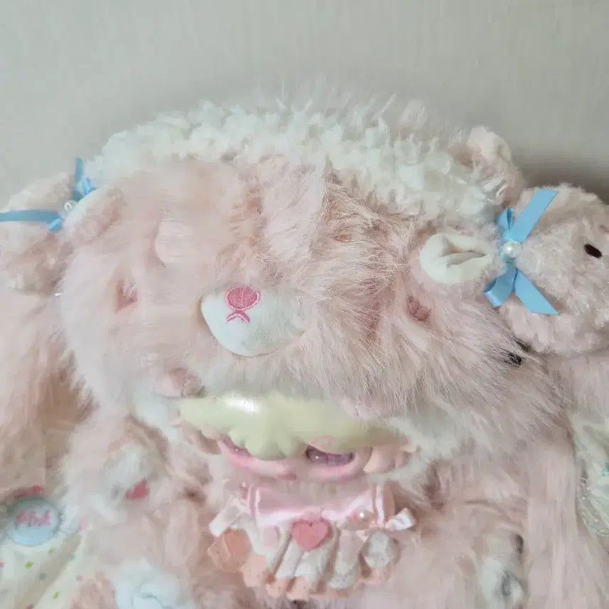 [BUNJANG] Takeout To Meet 800% Pink Rabbit Plush / 테이크아웃 투밋 800% 핑크토끼