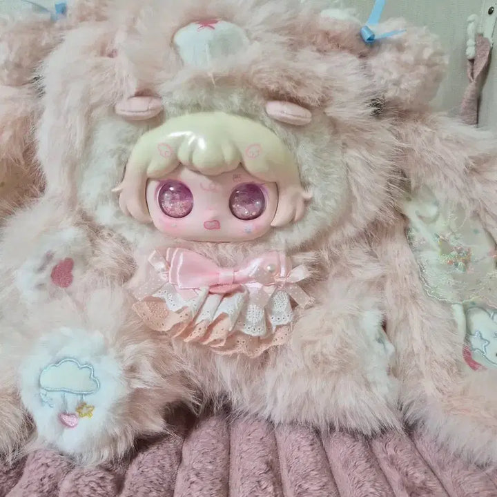 [BUNJANG] Takeout To Meet 800% Pink Rabbit Plush / 테이크아웃 투밋 800% 핑크토끼
