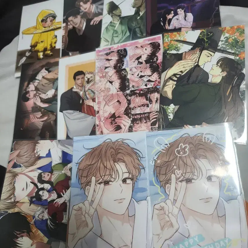 [BUNJANG] Yaseong Book Illustration &amp; 10 Print-Box Photos Bundle / 야화첩 외 11장 프박사진  일괄