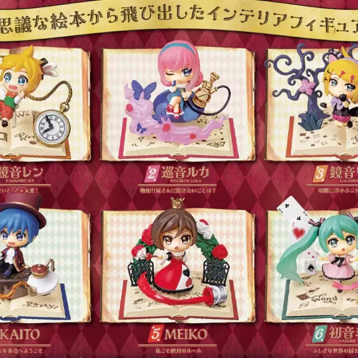 [BUNJANG] Re-Ment Vocaloid Secret Wonderland Complete Set of 6 Figures / [최저가.즉시배송]리멘트 보컬로이드 시크릿 원더랜드 전6종 가챠박스