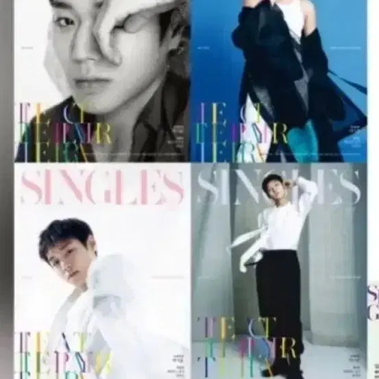 [BUNJANG] Park Jihoon Singles Magazine Vol. 26.05 4-Book Set / 박지훈 싱글즈 잡지 화보 26.05 4권 세트