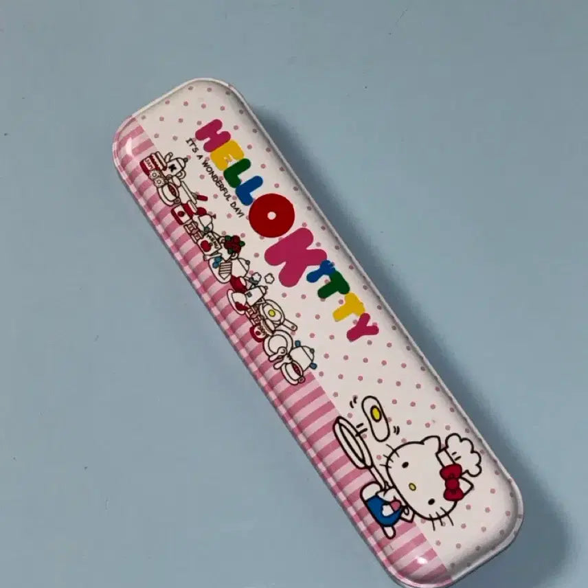 [BUNJANG] Sanrio Hello Kitty Tin Case Pencil Box / 고전문구 키티 산리오 철제 필통 틴케이스
