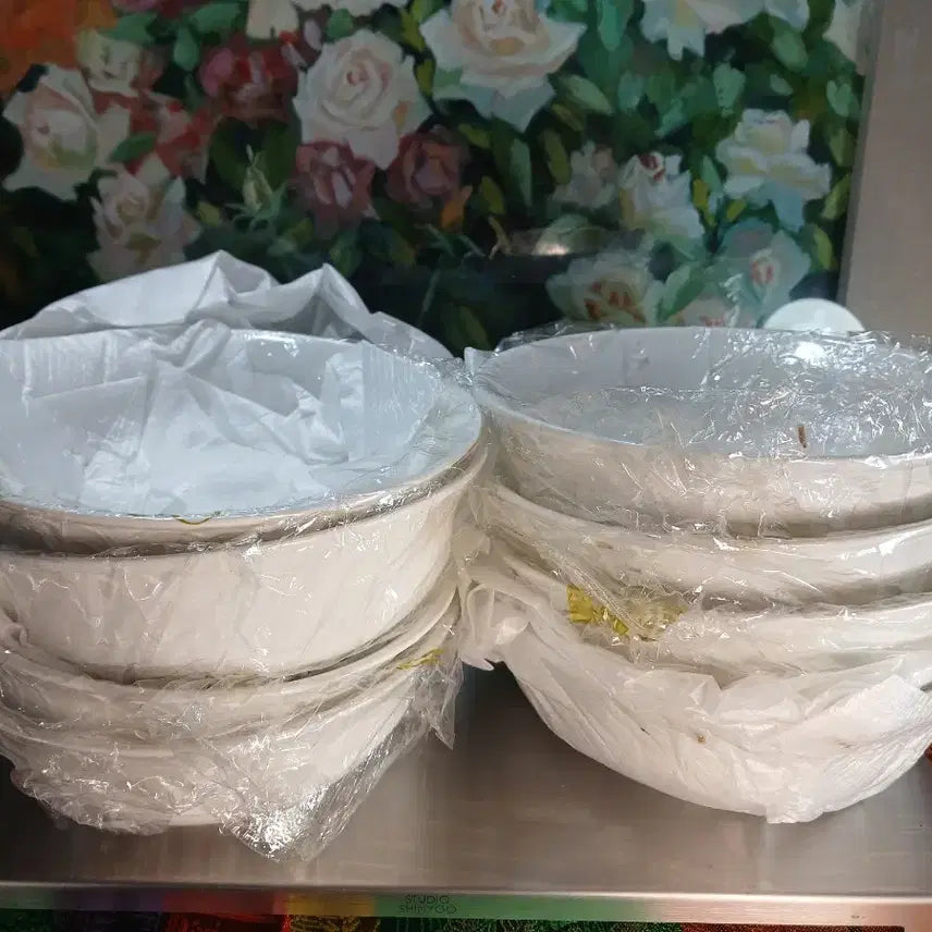 [BUNJANG] Dongyang Pottery White Rose Porcelain Fragment Multi-Purpose Dish / 동양도자 화이트 로즈 백자조각 종합기