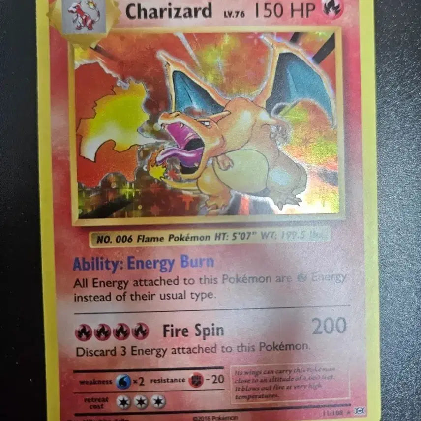 [BUNJANG] Charizard 20th Anniversary Trading Card / 리자몽 20주년
