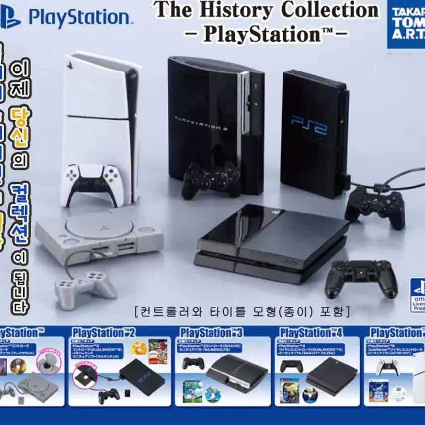 [BUNJANG] PlayStation Miniatures Set (New) / 플레이스테이션 가챠 미니어쳐 PS3 플스3(새상품)