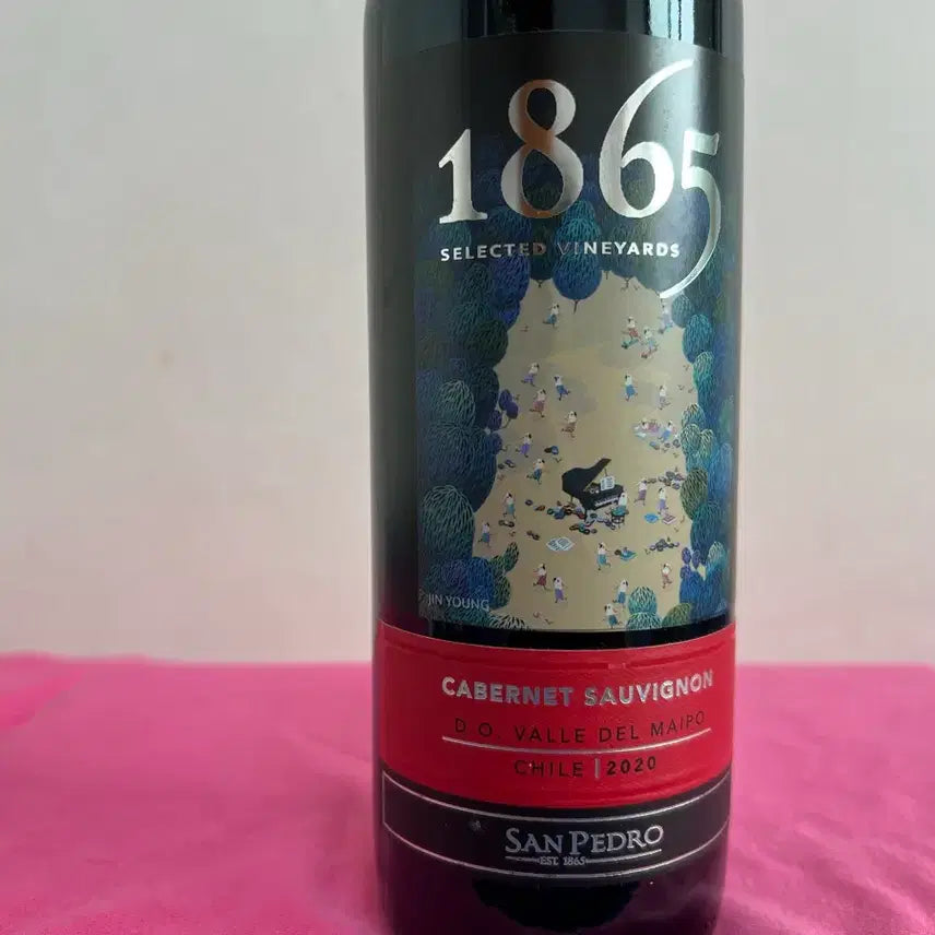 [BUNJANG] 1865 Selected Vineyard Cabernet Sauvignon 2020 Woojinyeong Collaboration Edition / 1865 셀렉티드 빈야드 카베르네 소비뇽 와인 공병 (우진영 콜라보)