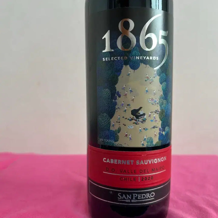 [BUNJANG] 1865 Selected Vineyard Cabernet Sauvignon 2020 Woojinyeong Collaboration Edition / 1865 셀렉티드 빈야드 카베르네 소비뇽 와인 공병 (우진영 콜라보)