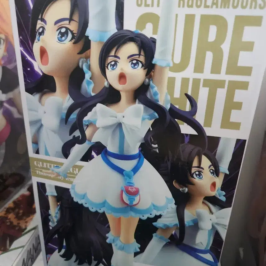 [BUNJANG] Pretty Cure Glitter &amp; Glamorous Cure White Figure / 프리큐어 글리터&amp;글라머스 큐어 화이트 피규어