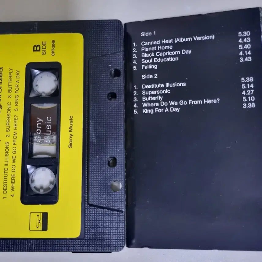 [BUNJANG] Jamiroquai Synkronized Cassette Tape (Unsealed) / 자미로콰이 Synkronized (개봉 카세트테이프)