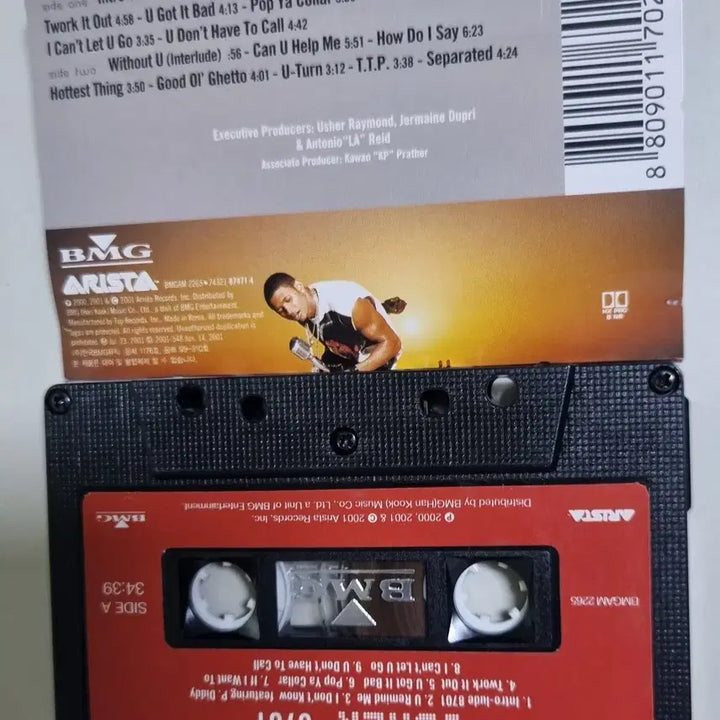 [BUNJANG] Usher 8701 Unsealed Cassette Tape / 어셔 8701 (개봉 카세트테이프)