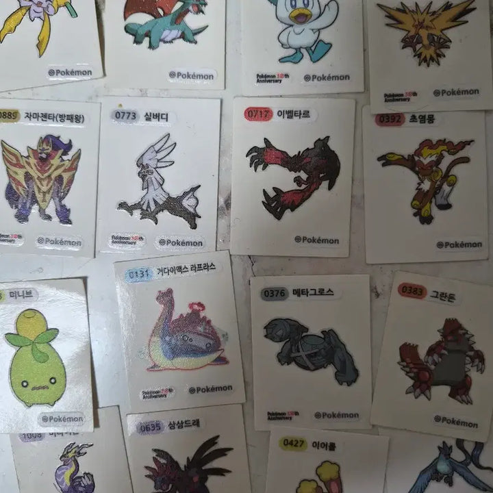[BUNJANG] Pokemon Sticker Set (16 Types) / 포켓몬스터 띠부씰 16종 판매합니다