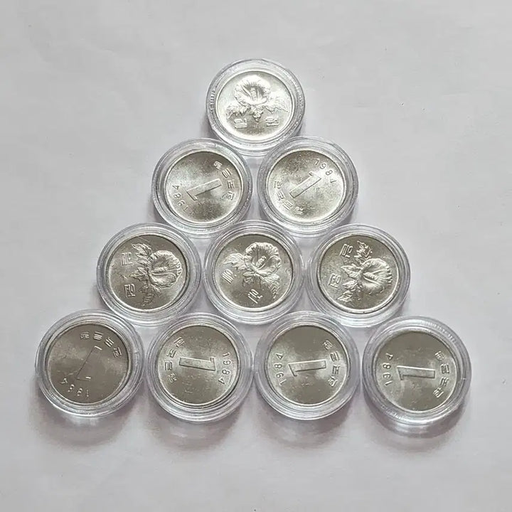 [BUNJANG] 1984 10 Won Coin Bundle Set / (특년도)1984년 10원 주화               10개 일괄