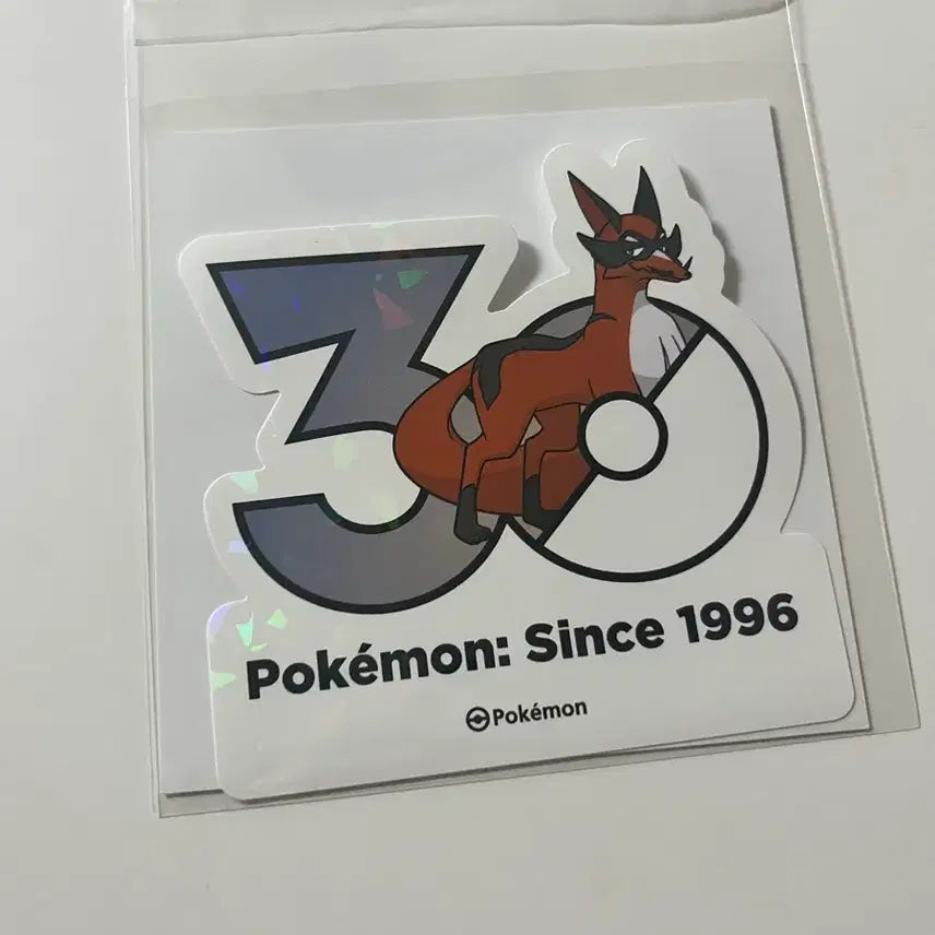 [BUNJANG] Pokemon 30th Anniversary Boxly Sticker / 포켓몬 30주년 스티커 폭슬라이