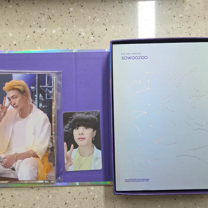 [BUNJANG] BTS 2021 Muster Sowoozoo Blu-ray (Photocard: Jimin) Bundle Set / 2021 머스터 소우주 블루레이 (포카:지민,슈가) 판매해요