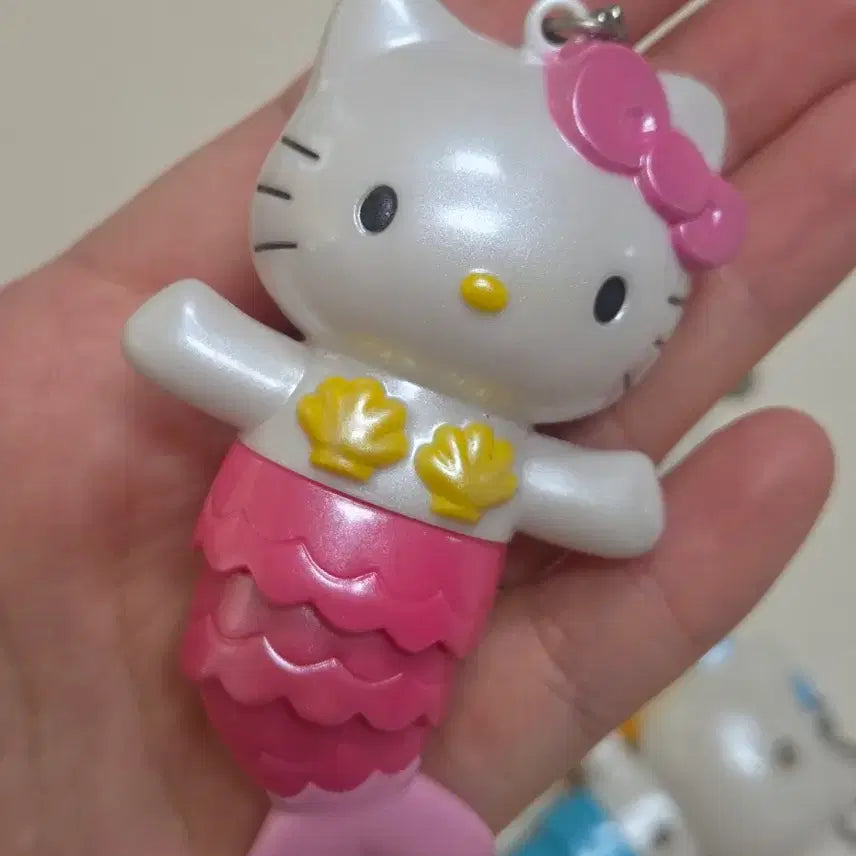 [BUNJANG] Classic Kitty Mermaid Kitty Dangling Charm Keychain / 고전키티 인어머메이드키티 달랑이 피규어키링