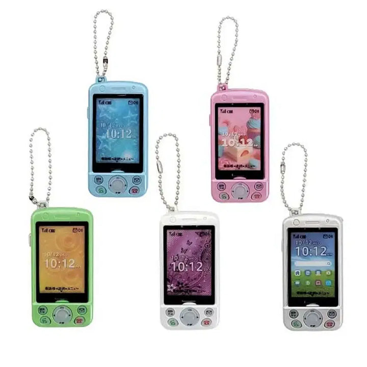 [BUNJANG] Karakephone Slide Phone Keyring Gacha Full Set (5 Types) / 녹음 재생되는 가라케폰 슬라이드폰 키링 가챠 풀세트 5종