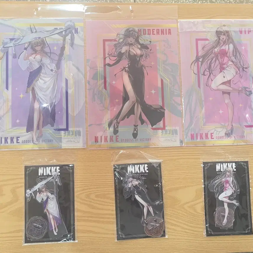 [BUNJANG] Nier: Automata Japanese Exhibition Set Acrylic Stand &amp; Clear File / 니케 일본한정 전시회세트