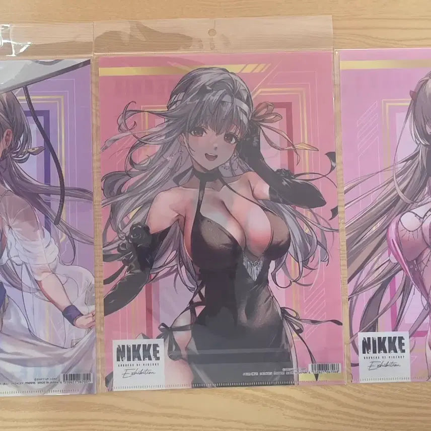 [BUNJANG] Nier: Automata Japanese Exhibition Set Acrylic Stand &amp; Clear File / 니케 일본한정 전시회세트
