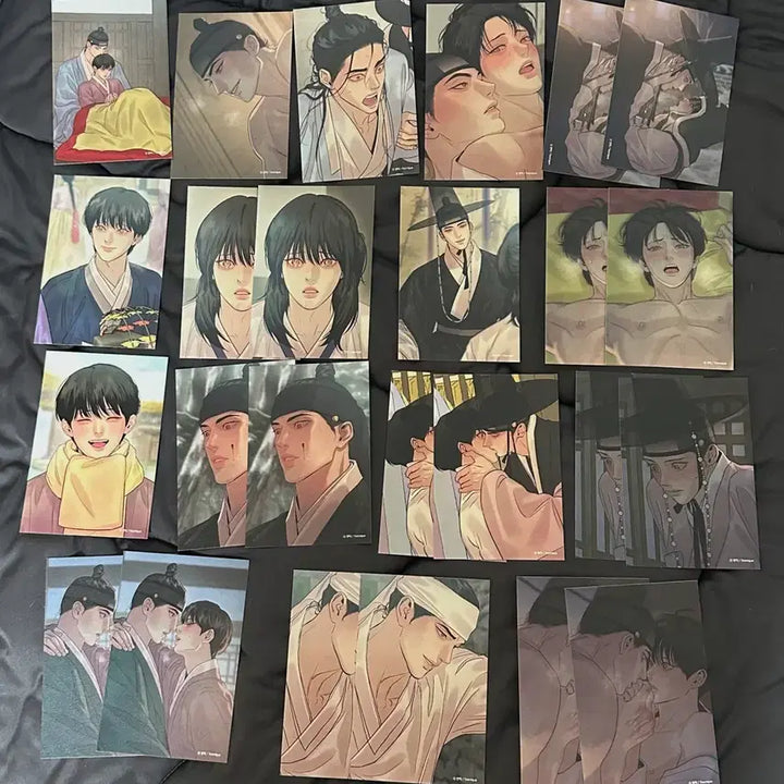 [BUNJANG] Yakwa Chob TuNique Collaboration Merchandise Bundle Set / 야화첩 투니크 콜라보 굿즈 특전 일괄 양도 sell 포카 엽서 네컷