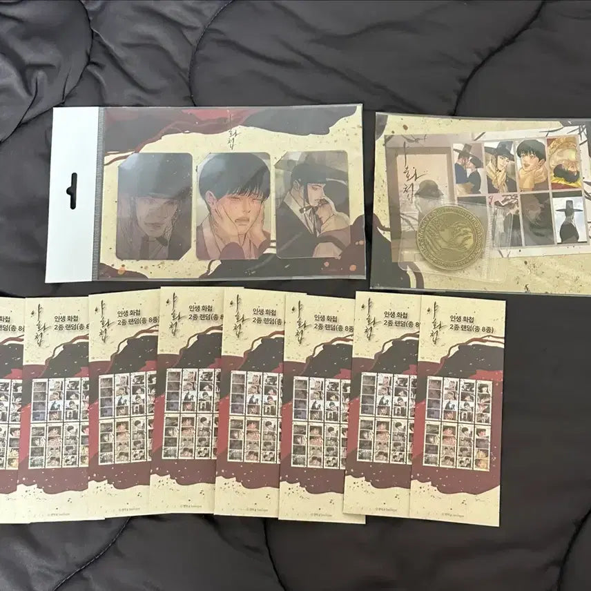 [BUNJANG] Yakwa Chob TuNique Collaboration Merchandise Bundle Set / 야화첩 투니크 콜라보 굿즈 특전 일괄 양도 sell 포카 엽서 네컷
