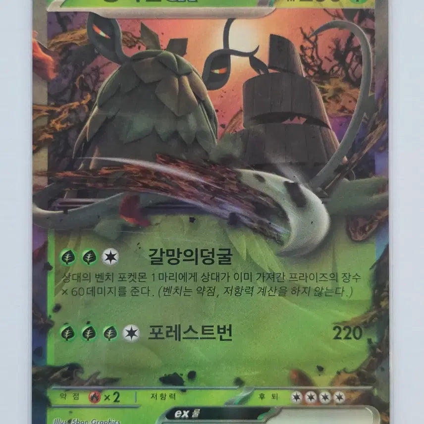 [SOLD OUT] 포켓몬 카드 총지엔 ex rr 024/190
