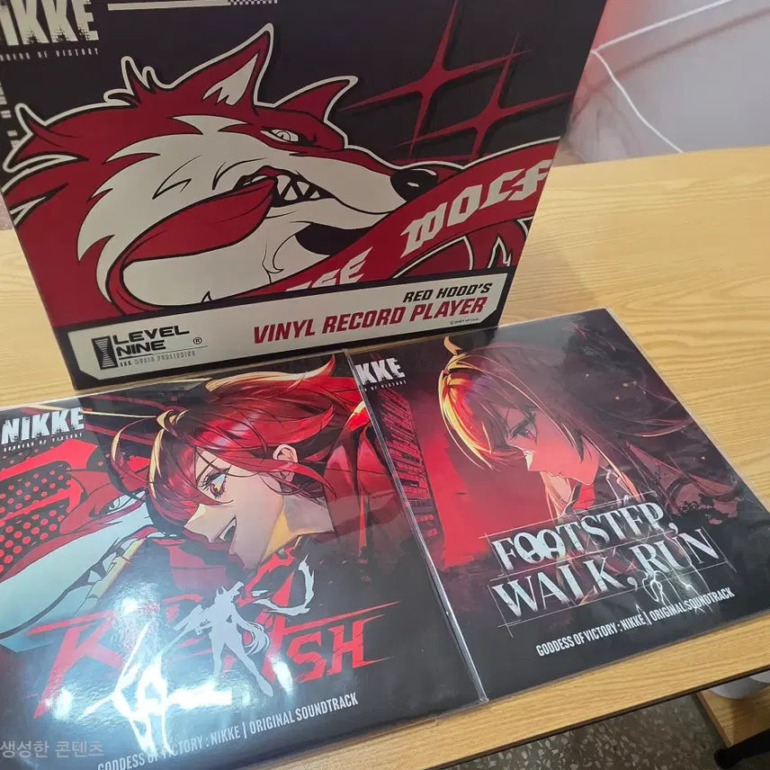 [BUNJANG] Niche Record Player + 2 LP Set / 니케 레후턴테이블+lp2종