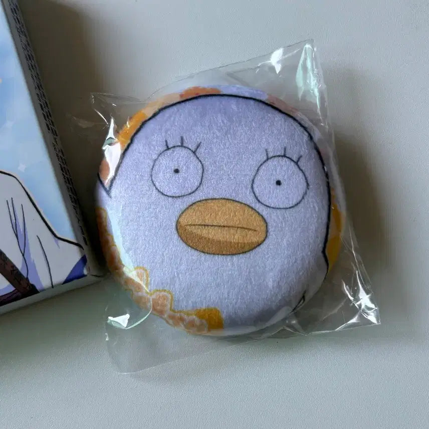 [BUNJANG] Gintama Guangbo Elizabeth Cushion Plushie Can Badge (Sealed) / 미개봉) 은혼 Guangbo 엘리자베스 쿠션 말랑 캔뱃지
