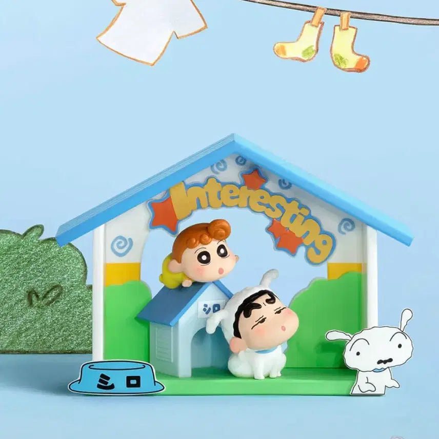 [BUNJANG] Pop Mart Shin-chan "Inside the Home" Series Blind Box / [당일발송] 팝마트 짱구는 못말려 동심 시리즈 -집