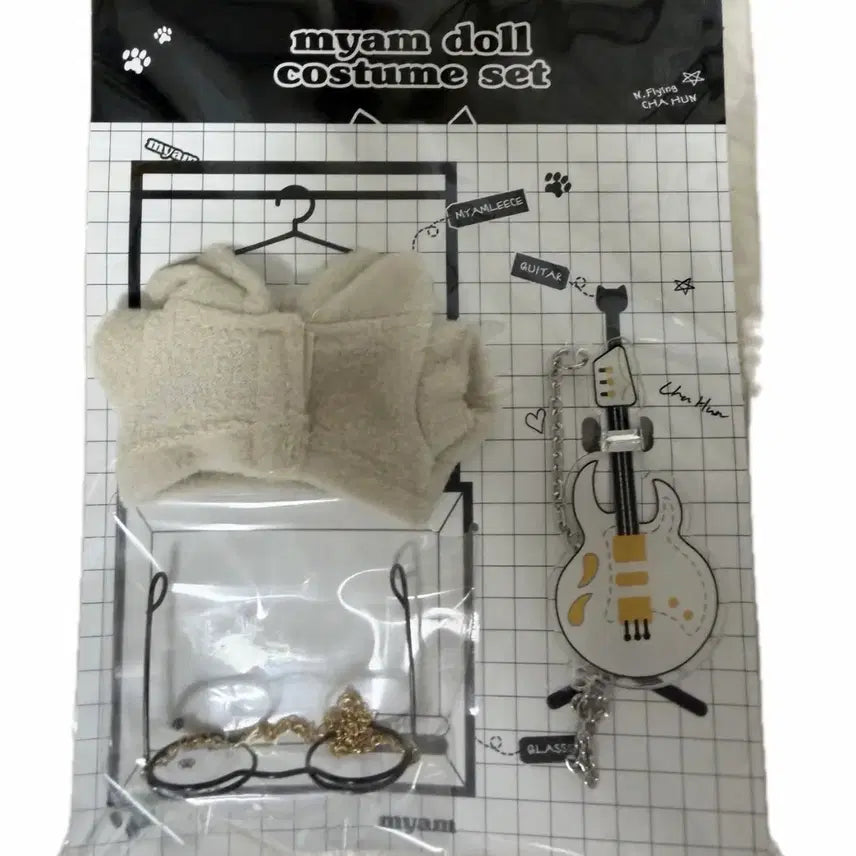 [BUNJANG] N.Flying Cha Hun Myam Doll Costume Set (Sealed) / 엔플라잉 차훈 먐미 인형 코스튬 옷 미개봉 판매합니다