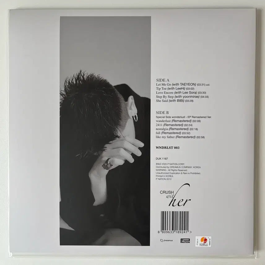 [BUNJANG] Crush with HER LP Korean Edition / Crush(크러쉬) - with HER(위드허) LP 초반