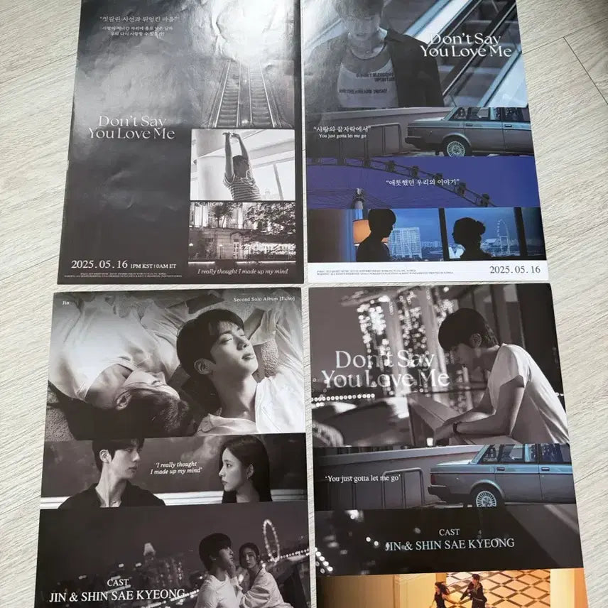 [BUNJANG] BTS Jin Eco CGV Poster Bundle Set / 일괄) 방탄소년단 BTS 석진 진 jin 에코 cgv 포스터 포카