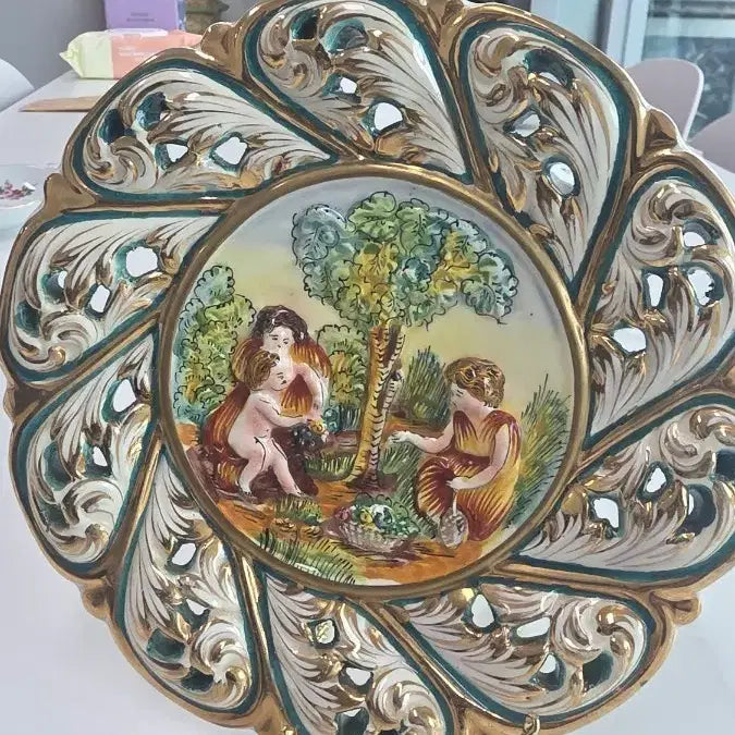[SOLD OUT] 도자기 접시 장식 접시 앤틱 접시
