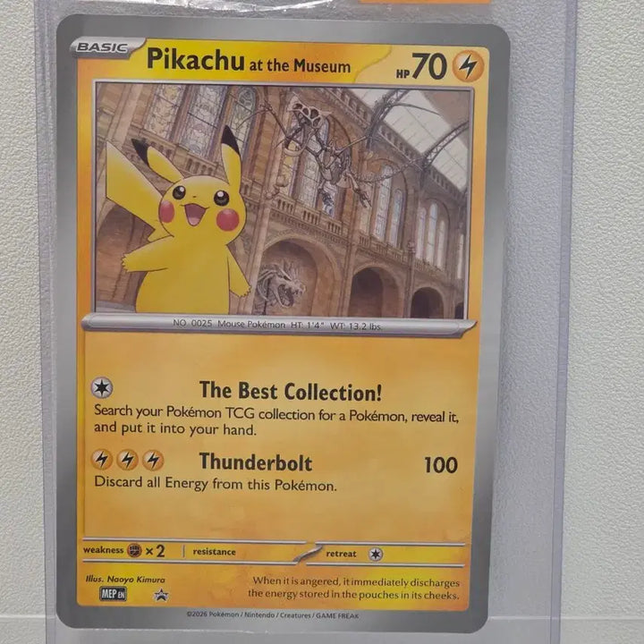 [BUNJANG] London Museum Pikachu Jumbo Promo Card Set / 런던 뮤지엄 피카츄 점보 프로모 4장 랏