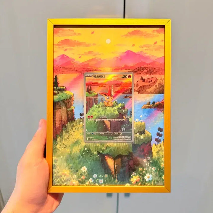 [BUNJANG] Custom Vistiny Pokemon Card Frame / 포켓몬카드 비크티니 커스텀액자