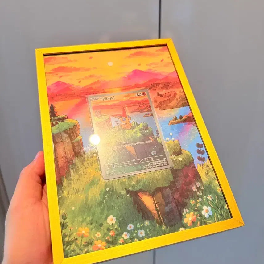 [BUNJANG] Custom Vistiny Pokemon Card Frame / 포켓몬카드 비크티니 커스텀액자