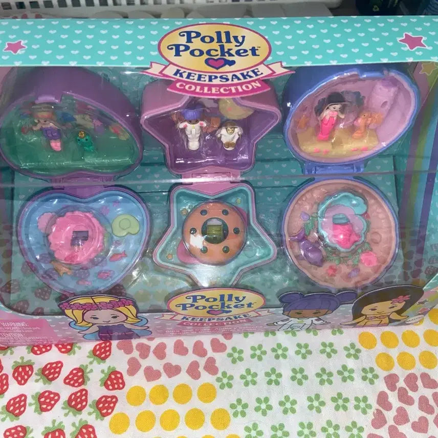 [BUNJANG] Polly Pocket Keepsake Ring Case Set of 3 (Sealed) / 폴리포켓 킵세이크 링 케이스 3종세트 미개봉 판매