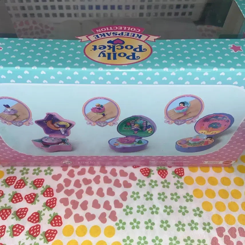 [BUNJANG] Polly Pocket Keepsake Ring Case Set of 3 (Sealed) / 폴리포켓 킵세이크 링 케이스 3종세트 미개봉 판매