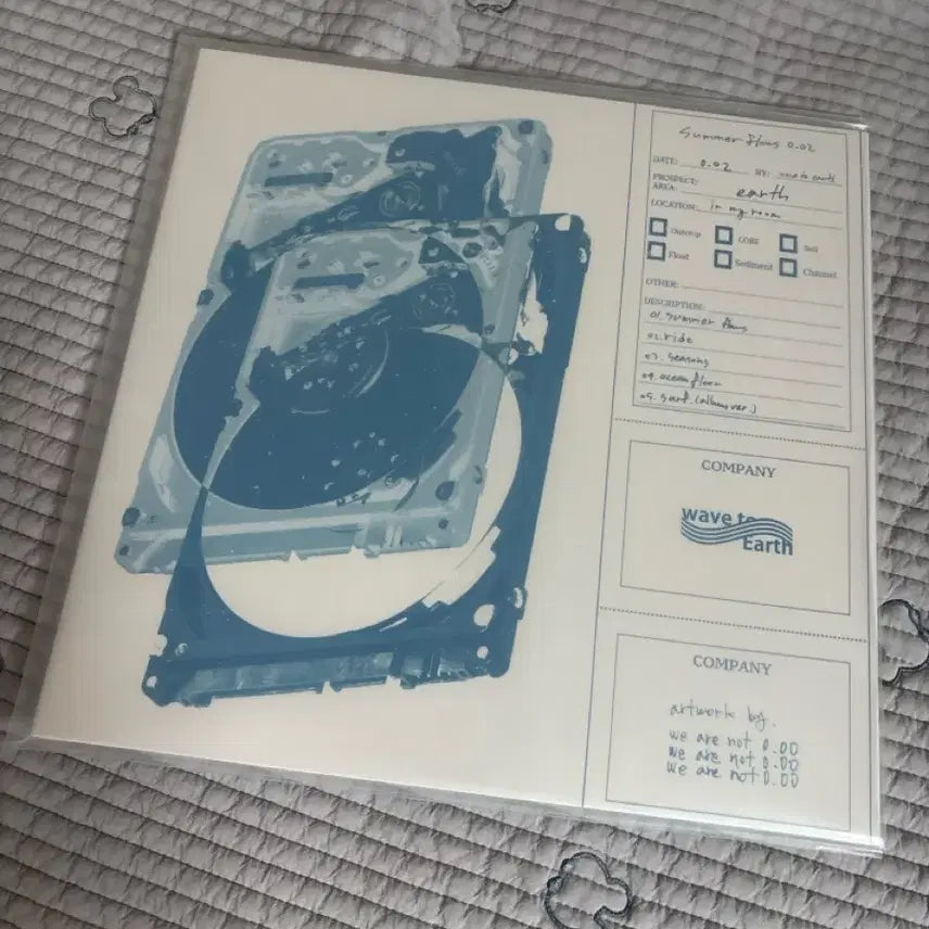 [BUNJANG] Wave to us Summer Flows Blue Color LP / 웨이브투어스 summer flows 0.02 lp 미개봉