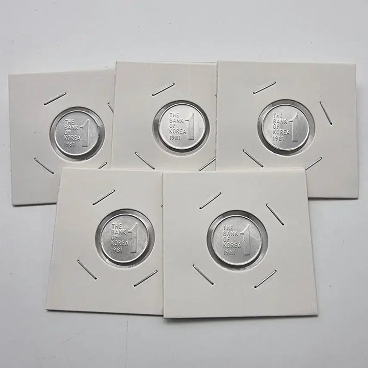 [SOLD OUT] 1981년1주화 미사용5개