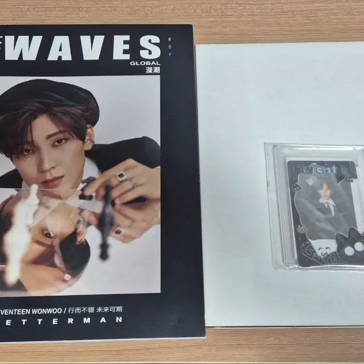 [BUNJANG] SEVENTEEN Wonwoo Waves Photocard + Poster / 세븐틴 원우 waves 포카+포스터