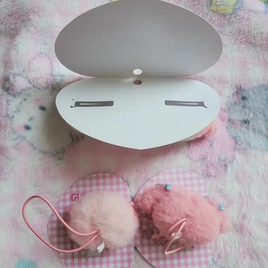 [BUNJANG] Sanrio My Melody &amp; My Sweet Piano Hairpin Hair Tie / 산리오 마이멜로디 마이스위트피아노 헤어핀 머리끈 머리핀 인형