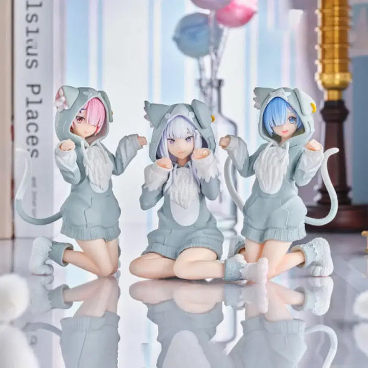 [BUNJANG] Sega Re:Zero YumeMirize Rem &amp; Ram Figure Set / [미개봉] 세가 리제로 유메미라이즈 렘,람 피규어 세트 일괄