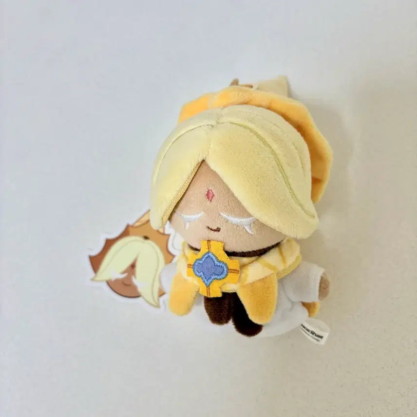[BUNJANG] Cookie Run Kingdom Pure Vanilla Cookie Keyring Plush / 쿠키런 킹덤 퓨어바닐라 쿠키 키링 인형