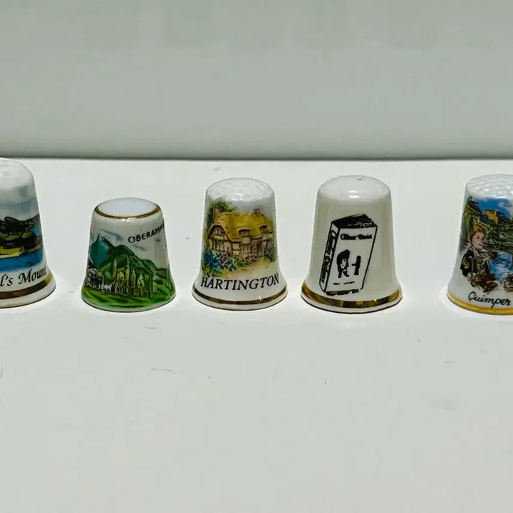 [BUNJANG] Vintage English Thimble Set (5 pcs) / 빈티지 영국산골무5세트가격